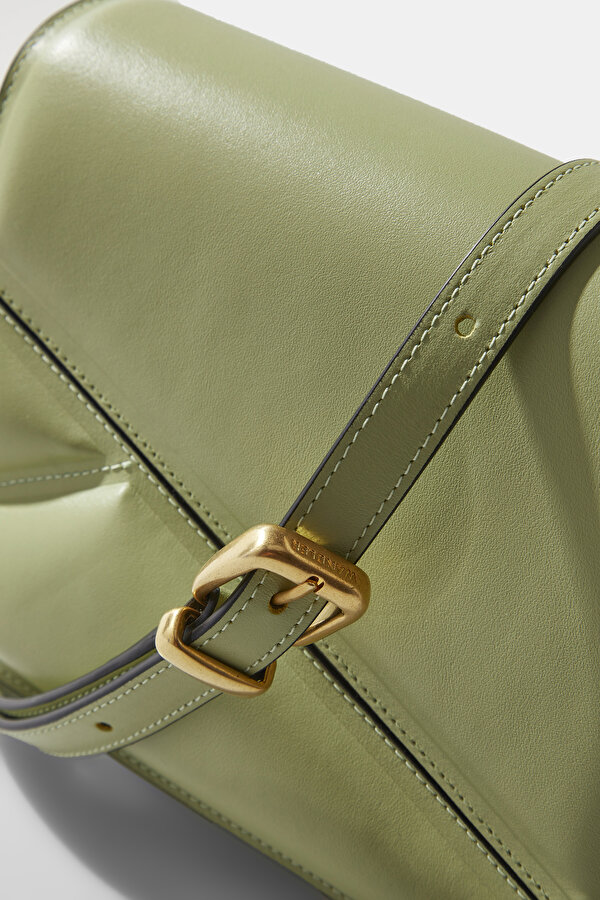 WATER GREEN LEATHER BAG 7